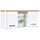 Interlink Hängeschrank SICILIA 130 x 33 x 57 cm Weiß