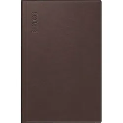 Rido Taschenkalender Industrie I 7,2x11,2cm 1 Woche/2 Seiten Leder dunkelrot 2026