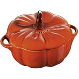 Staub 4er Set Kürbis Cocotte Bräter Ceramic Keramik 14,5 cm 5 3/5 " Farbe : Zimt