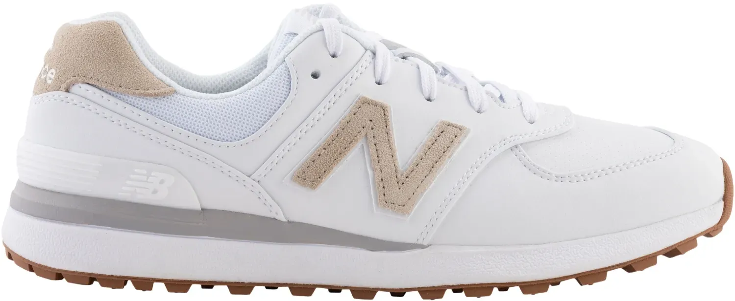 NEW BALANCE Golfschuhe 574 Greens V2 Spikeless, weiß/beige