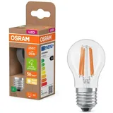 OSRAM E27 LED Lampe Classic klar 1,2W wie 25W warmweißes Licht 2700K - Energy efficiency class A