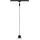 Paulmann Cone 1-flg. 8,4 cm schwarz matt