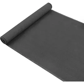 Woltu Sichtschutz Tennisblende 1.5x10m aus 180 g/m2 HDPE, Schattierungsnetz Sichtschutz Windschutz Staubschutz Sonnenschutzgewebe mit Kabelbindern Anthrazit