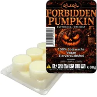 WonderWax Duftwachs WonderWax® Duftriegel 6 x Duftwachs Kreise Weiß, 100% Sojawachs (Forbidden Pumpkin), Duftrichtung: Forbidden Pumpkin