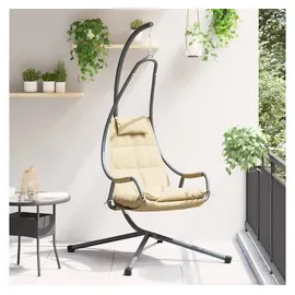 vidaXL Hängendes Ei-Stuhl Beige