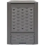 vidaXL Gartenkomposter 3 Stk. Braun 60x60x83cm 900 L Kunststoff Rattan