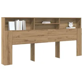 vidaXL Kopfteil Schrank Artisan-Eiche 220 x 19 x 101,5 cm