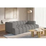 homsy by ana johnson Big-Sofa HOMSY BY ANA JOHNSON "»XL« BOUBELLE Design-Sofa extra tief, Bubble-Optik, Breite 246 cm", dunkelgrau, B:246cm H:75cm T:135cm, 100% Polyester, Sofas, Big-Sofa, 4-Sitzer mit Wellenunterfederung, XL Sitztiefe 100 cm