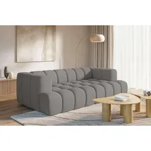 homsy by ana johnson Big-Sofa HOMSY BY ANA JOHNSON "»XL« BOUBELLE Design-Sofa extra tief, Bubble-Optik, Breite 246 cm", dunkelgrau, B:246cm H:75cm T:135cm, 100% Polyester, Sofas, Big-Sofa, 4-Sitzer mit Wellenunterfederung, XL Sitztiefe 100 cm