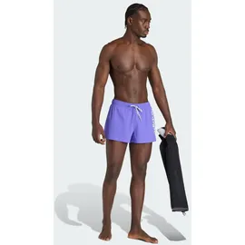 adidas LOGO ELASTISCHE STRICK-BADEHOSE 7,6 CM - Tent Green / White - 3XL