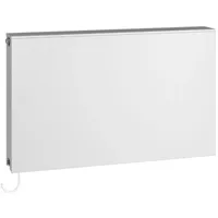 Kermi x-flair Plan-Kompakt-Austauschheizkörper 559 x 605 mm 45/35-20 W weiß Mittelventil