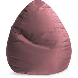 bookiepad Sitzsack Marla XXL - 300 Liter in Samt-Optik Altrose