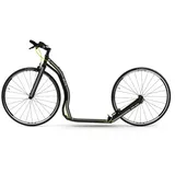 Yedoo Scooter Yedoo Wolfer RS Sport Alloy Tretroller mit Luftreifen 28/28 schwarz|rot No Size