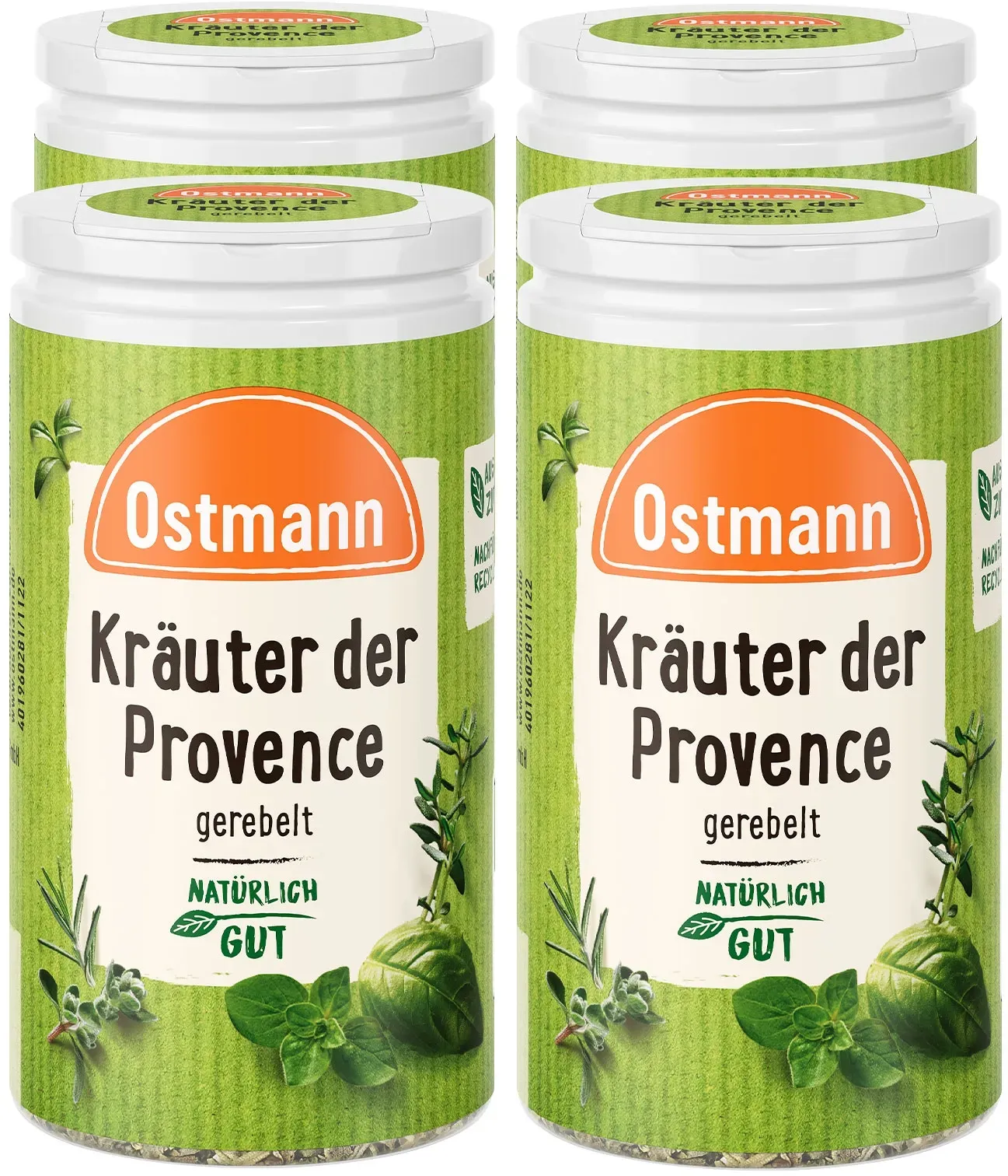 Ostmann Kräuter der Provence Streuer 15 g, 4er Pack