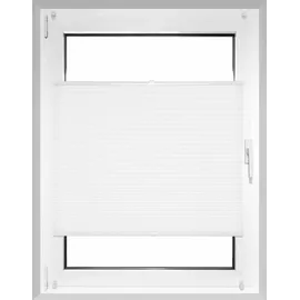 Good Life Plissee GOOD LIFE "Allegra" Gr. 1, weiß, B:50cm H:140cm, Obermaterial: 94% Polyester, 6% sonstige Fasern, Plissees, Fixmaß