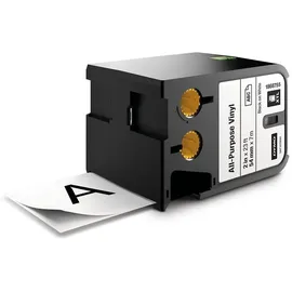 Dymo XTL Allzweck-Vinyletikett | 54 mm x 7 m | Schwarz auf Weiß