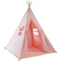Sunny Tipi Zelt Alba Pastellrosa 120 cm x 120 cm x 160 cm
