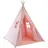 Sunny Tipi Zelt Alba Pastellrosa 120 cm x 120 cm x 160 cm
