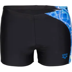 ARENA Badehose MENS SWIM SHORT PLACEMENT, BLACK-MULTI, 5