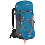 TROLLKIDS Fjell 22l Rucksack - Atlantic Blue / Dark Navy / Glow Orange - One Size