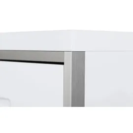 Uno Vitrine Setto 64 x 38 x 201 cm Weiß