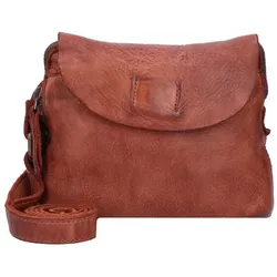 Harold's Submarine Umhängetasche Leder 18 cm cognac