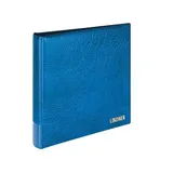 Lindner Münzalbum Blau "Rondo" mit 5 Münzblättern 1400M-B Neu