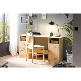 Home Affaire Schreibtisch Chur Kiefer massiv / Beige