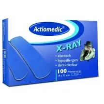 Gramm medical Actiomedic® X-RAY Pflasterstrips wasserabweisend 19 x 72 mm