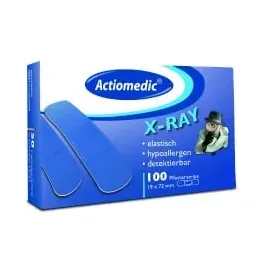 Gramm medical Actiomedic® X-RAY Pflasterstrips wasserabweisend 19 x 72 mm