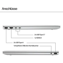 HP Envy x360 16-ad0675ng AMD Ryzen 7 8840HS 16 GB RAM 512 GB SSD Meteor Silver