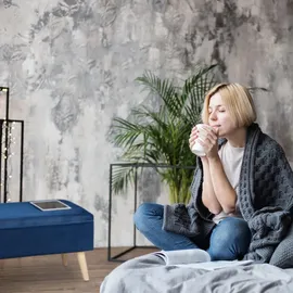 Relaxdays Truhenbank Samt Grau 41 x 80 x 40 cm