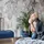 Relaxdays Truhenbank Samt Grau 41 x 80 x 40 cm