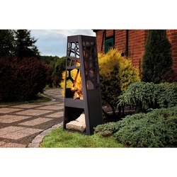 Dobar 35424 Gartenkamin XL, 48x30,5x124 cm