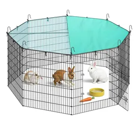 Songmics Freilaufgehege 175 x 175 x 80 cm tintenschwarz