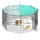 Songmics Freilaufgehege 175 x 175 x 80 cm tintenschwarz