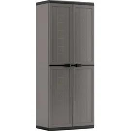 KIS Jolly hoch 0,68 x 0,39 x 1,66 m dunkelgrau/schwarz