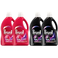 PERWOLL Flüssig 4x 52 WL (208WL) 2x Black & 2x Color Set 4x 2,6l