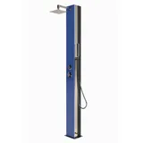 HAF Ideal Solar Gartendusche CURACAO V2A Solardusche 25L Tank Blaue Glasfront