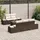 vidaXL Garten-Lounge-Set 6-tlg. braun