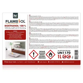 Höfer Chemie Bioethanol Hochrein 100% 90 x 1 l