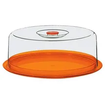 Cosmoplast 6738 Kuchenbehälter rund Transparent