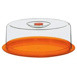 Cosmoplast 6738 Kuchenbehälter rund Transparent