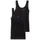SCHIESSER Unterhemd Cotton Essentials Schwarz 3XL