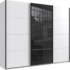 WIMEX Schwebetürenschrank Norderstedt 270 x 236 x 64 cm Weiß/Schwarz