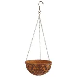 Esschert Design Blumenampel Ø 27 x 13,4 cm Braun