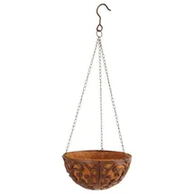 Esschert Design Blumenampel Ø 27 x 13,4 cm Braun