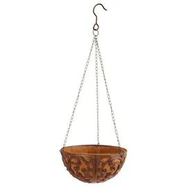 Esschert Design Blumenampel Ø 27 x 13,4 cm Braun