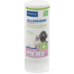 VIRBAC Allerderm Shampoo für trockene und schuppige Haut von Hunden und Katzen 250 ml