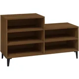 vidaXL Schuhregal 102 x 60 x 36 cm braun Eichen-Optik
